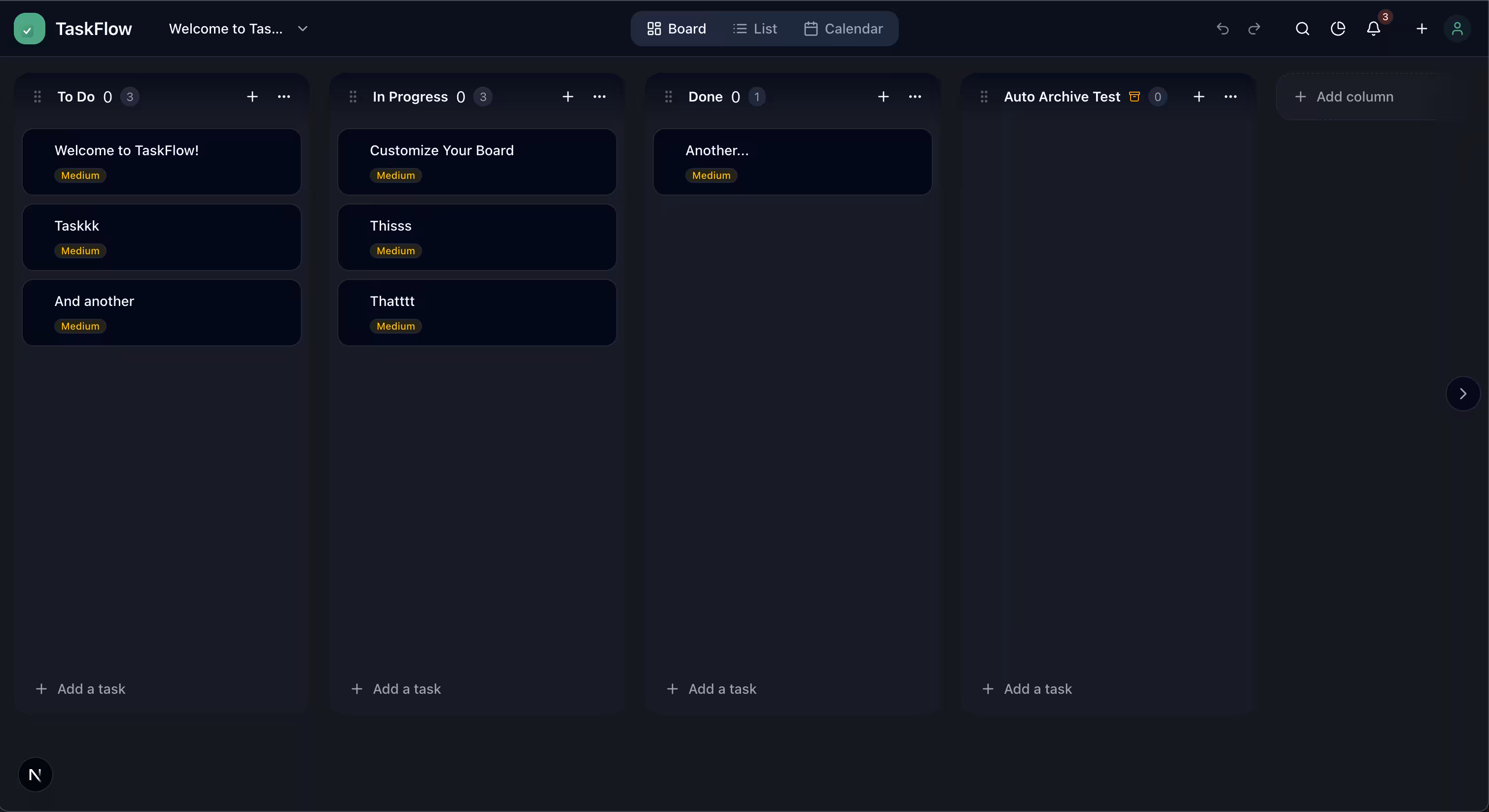 New look for TaskFlow, Kanban style pipeline with fresh look